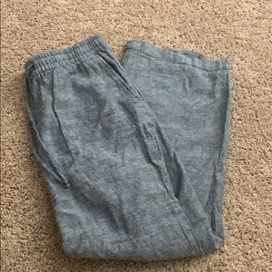 Blue linen pants!